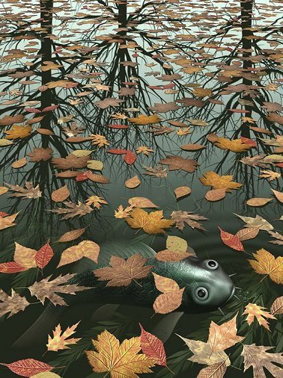 Unknown MC Escher Three Worlds I